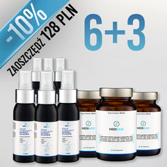 Pakiet MediHair© na 6 miesięcy (9 produktów 6+3)