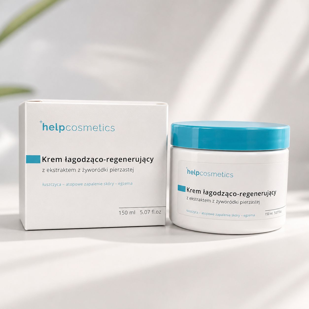 PAKIET 4 KREMÓW łagodząco-regenerujących Helpcosmetics® - KUP 4 ZAPŁAĆ ZA 3 (4x 150ml)