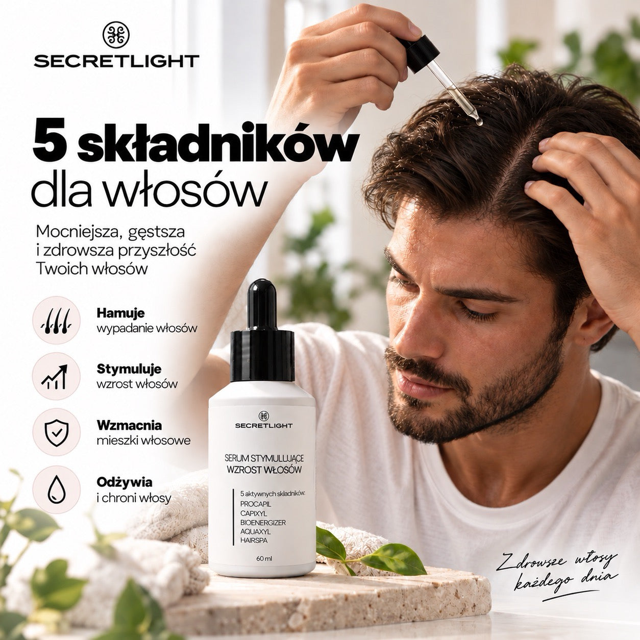 Serum SecretLight© - Na porost włosów